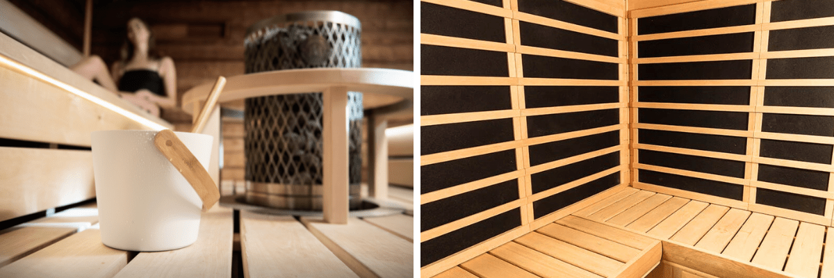 infrared versus traditional sauna