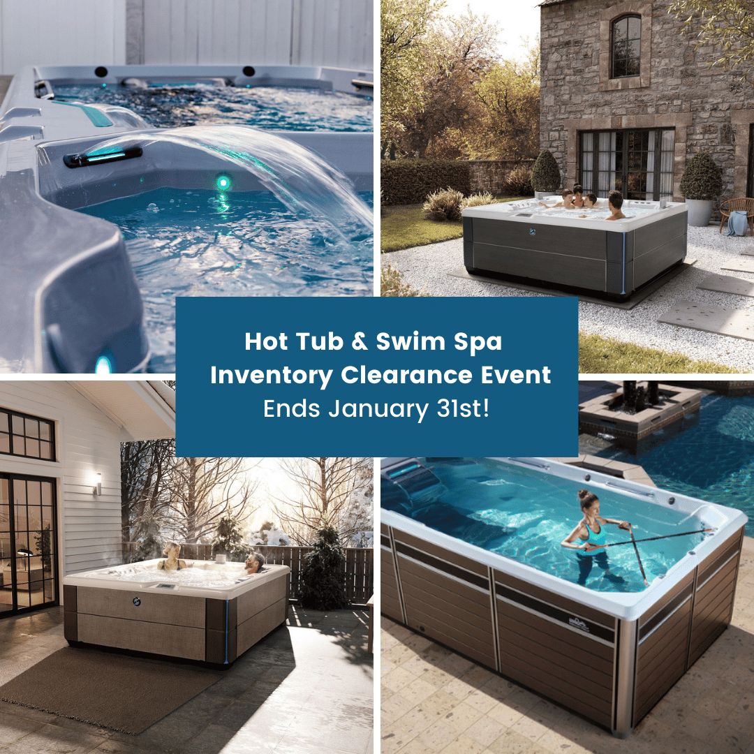 Hot spring Hot Tub Inventory Year End Clearance Event