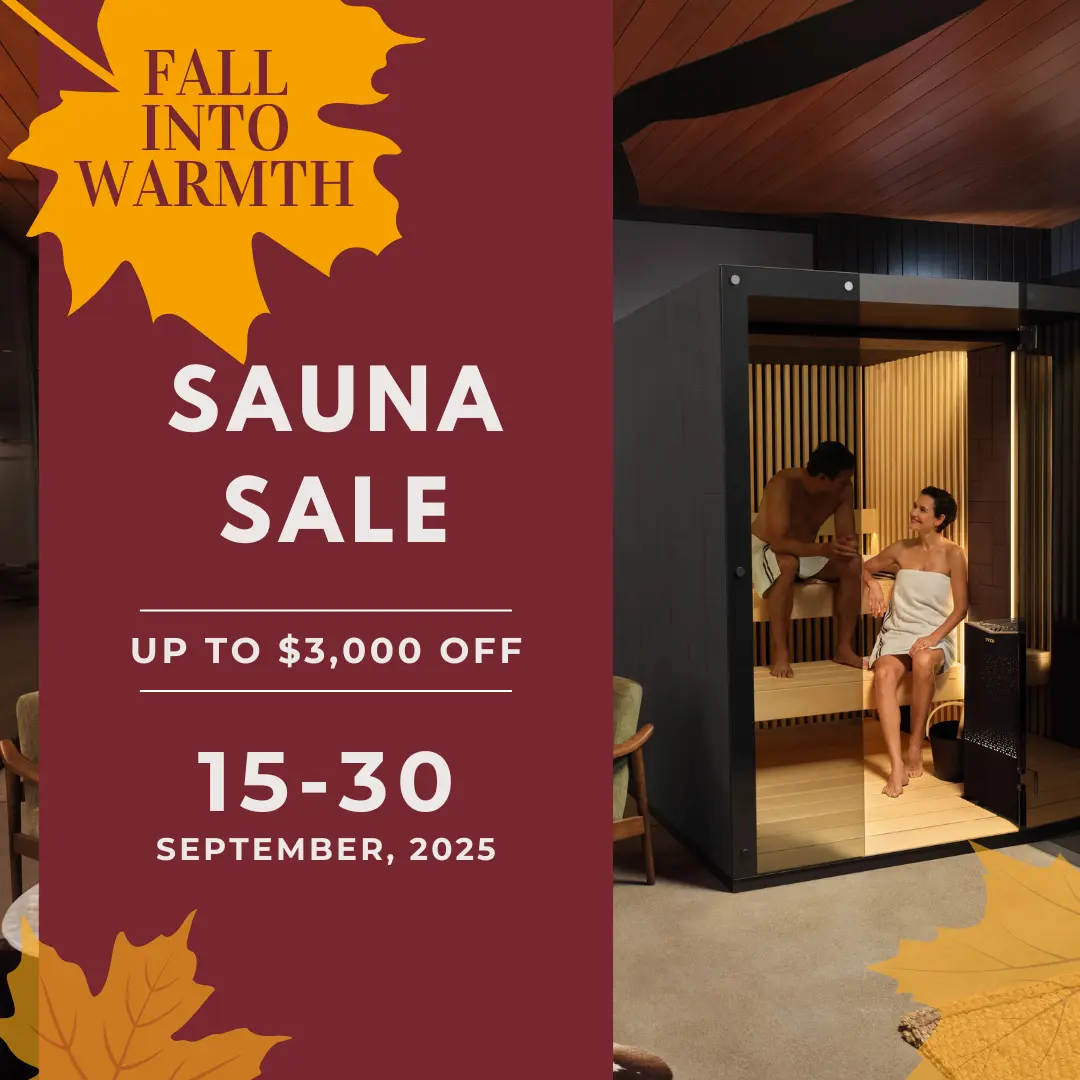 Fall into Warmth Sauna Sale