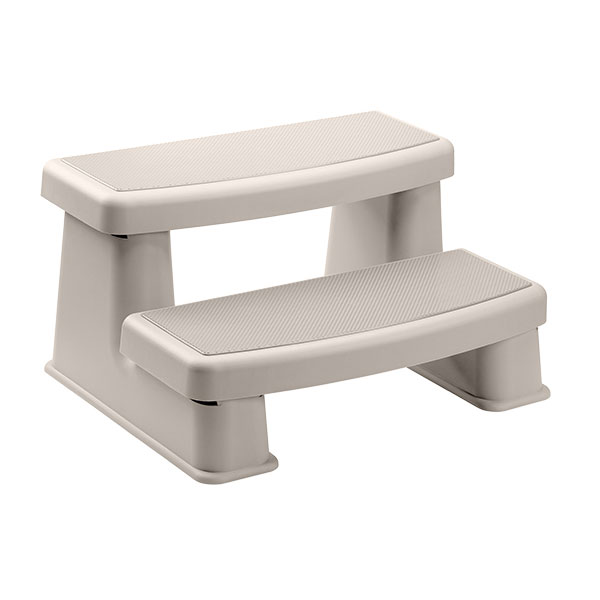 polymer hot tub steps
