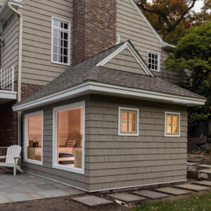custom outdoor sauna