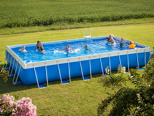 Splash Super Pool above-ground pool